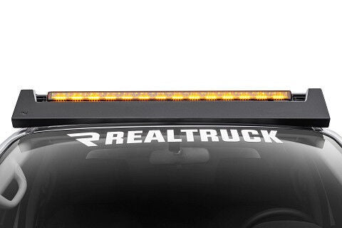 Blackout Combo Series Lights 39.5 Inch Single Row LED Light Bar With Amber Lighting Black Go Rhino-7