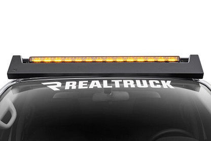 Blackout Combo Series Lights 39.5 Inch Single Row LED Light Bar With Amber Lighting Black Go Rhino-7