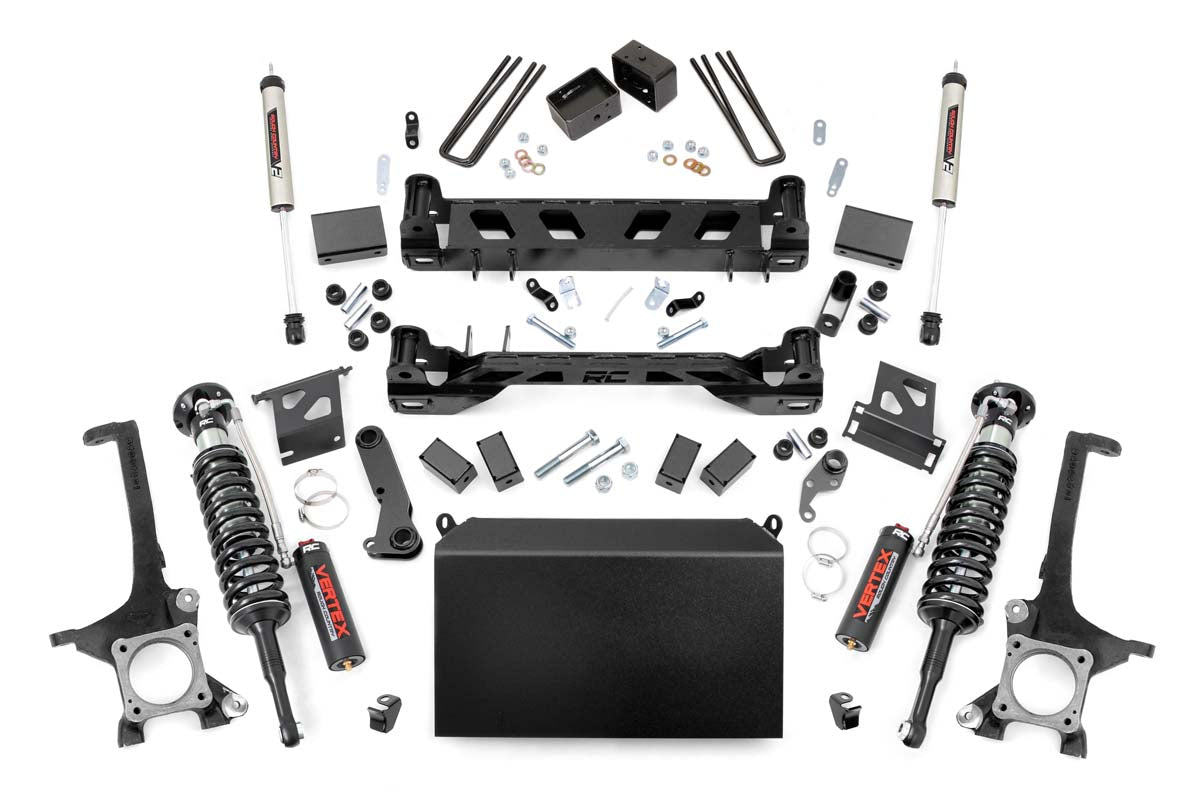 Rough Country 6 Inch Toyota Suspension Lift Kit w/Vertex Coilovers & V2 Shocks 07-15 Tundra Rough Country