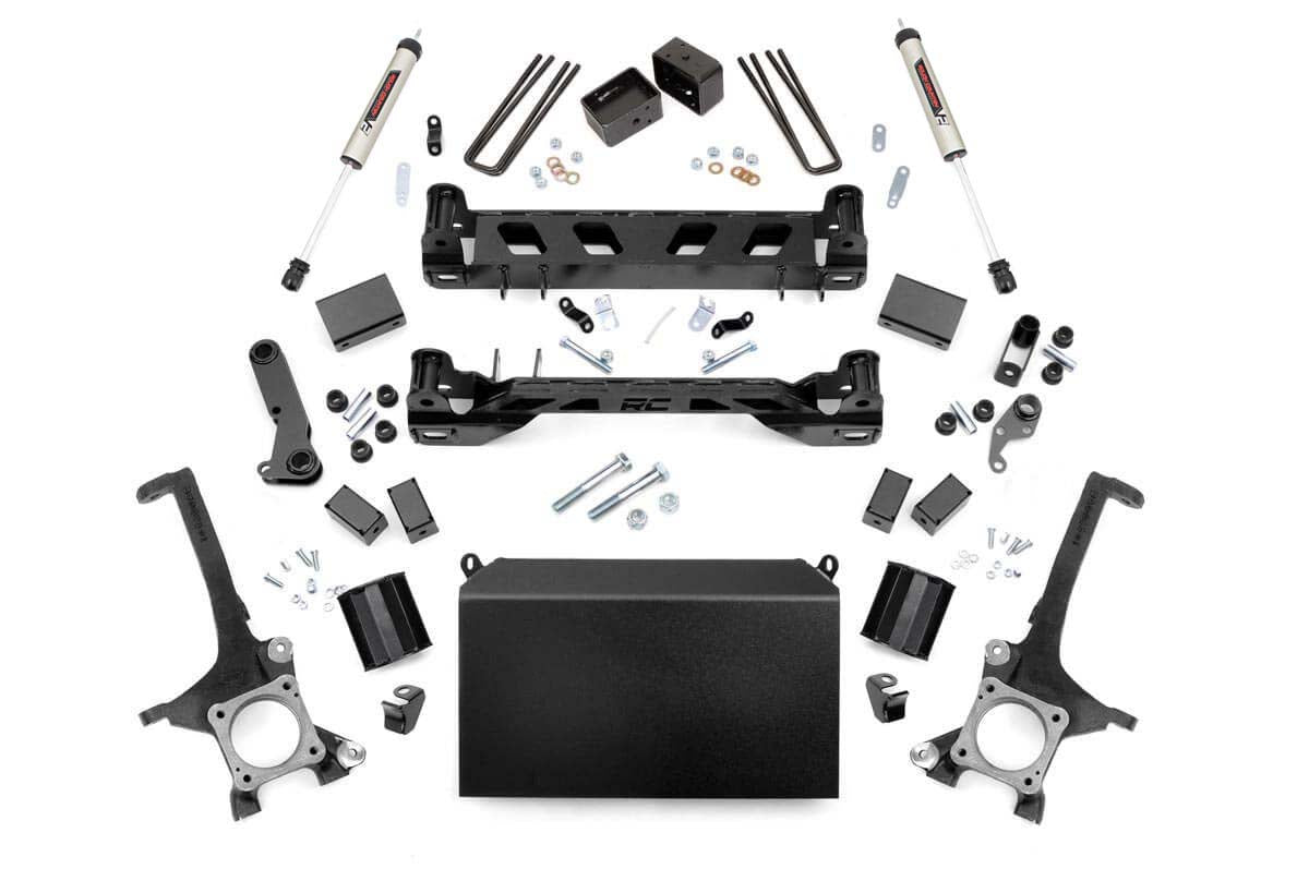 Rough Country 6 Inch Toyota Suspension Lift Kit w/V2 Shocks 07-15 Tundra Rough Country