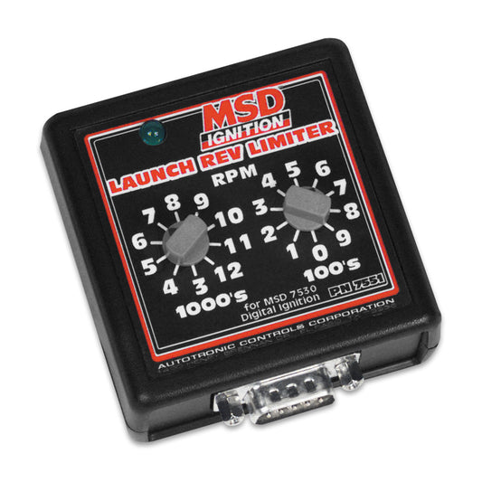 Launch Rev Limiter Switch Box Change Your Launch Rpm On The Fly With This Controller. No Need To Dive Into The Prodata Software. For Use With Programmable Digital-7 Plus Only MSD Ignition