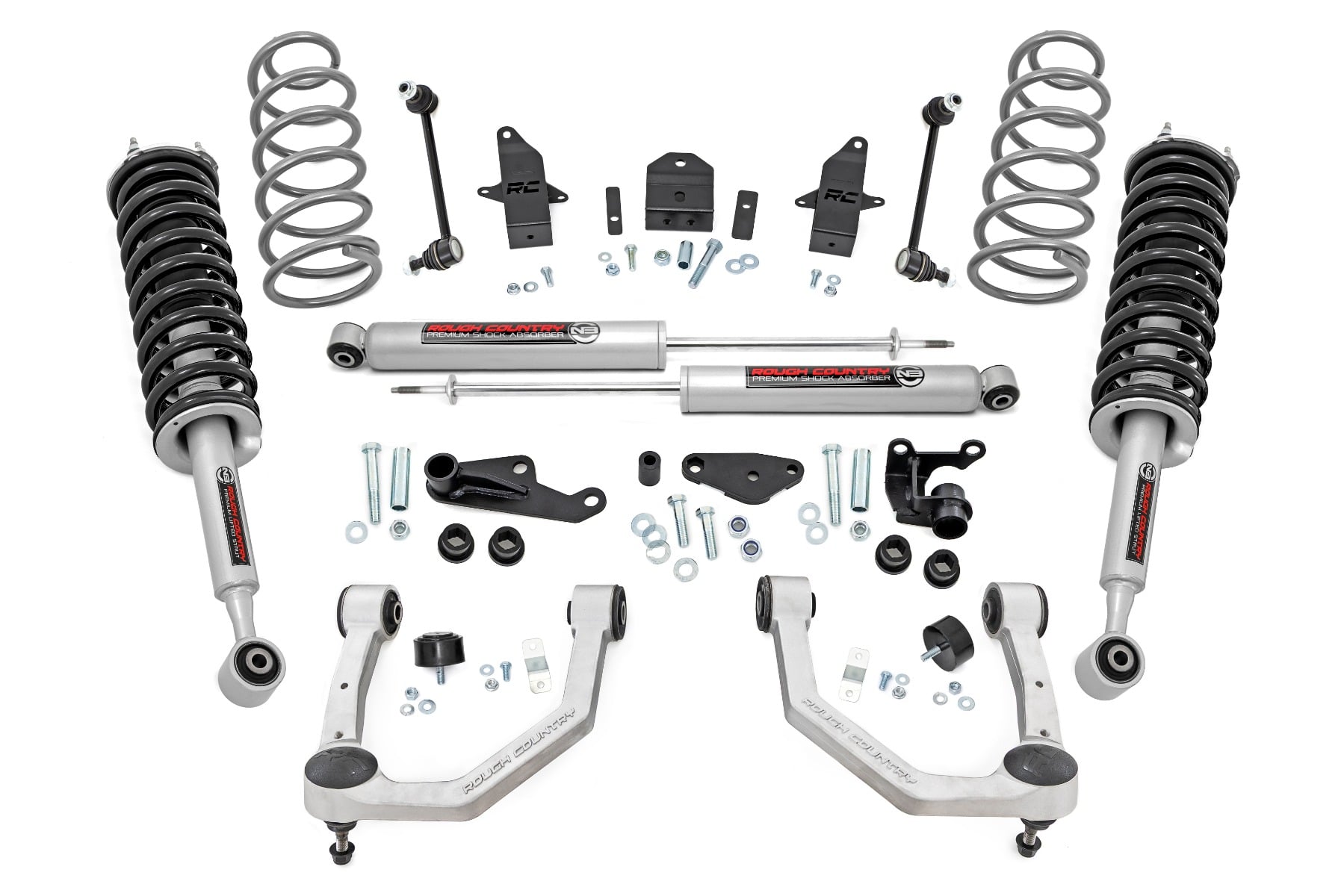 3.5 Inch Lift Kit N3 w/ Rear Shocks Toyota Tacoma 4WD (2024-2026) Rough Country
