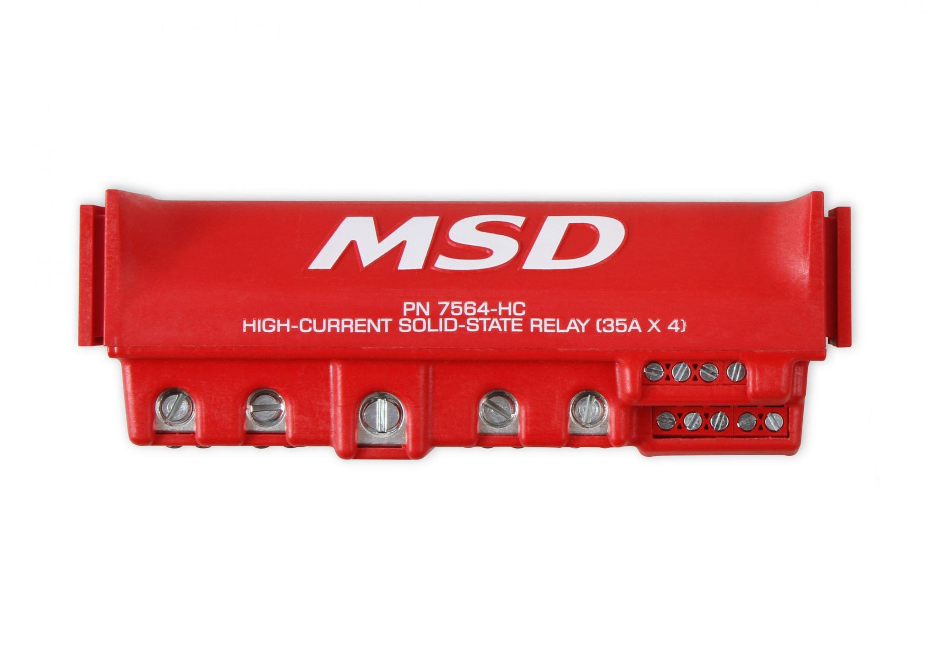 High-Current Solid-State Relay 35Ax4, Red High-Current Solid-State Relay 35 Amp Per Channel Up To 140 Amp Continuous MSD Ignition-1