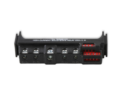 High-Current Solid-State Relay 35Ax4, Black High-Current Solid-State Relay 35 Amp Per Channel Up To 140 Amp Continuous MSD Ignition-3