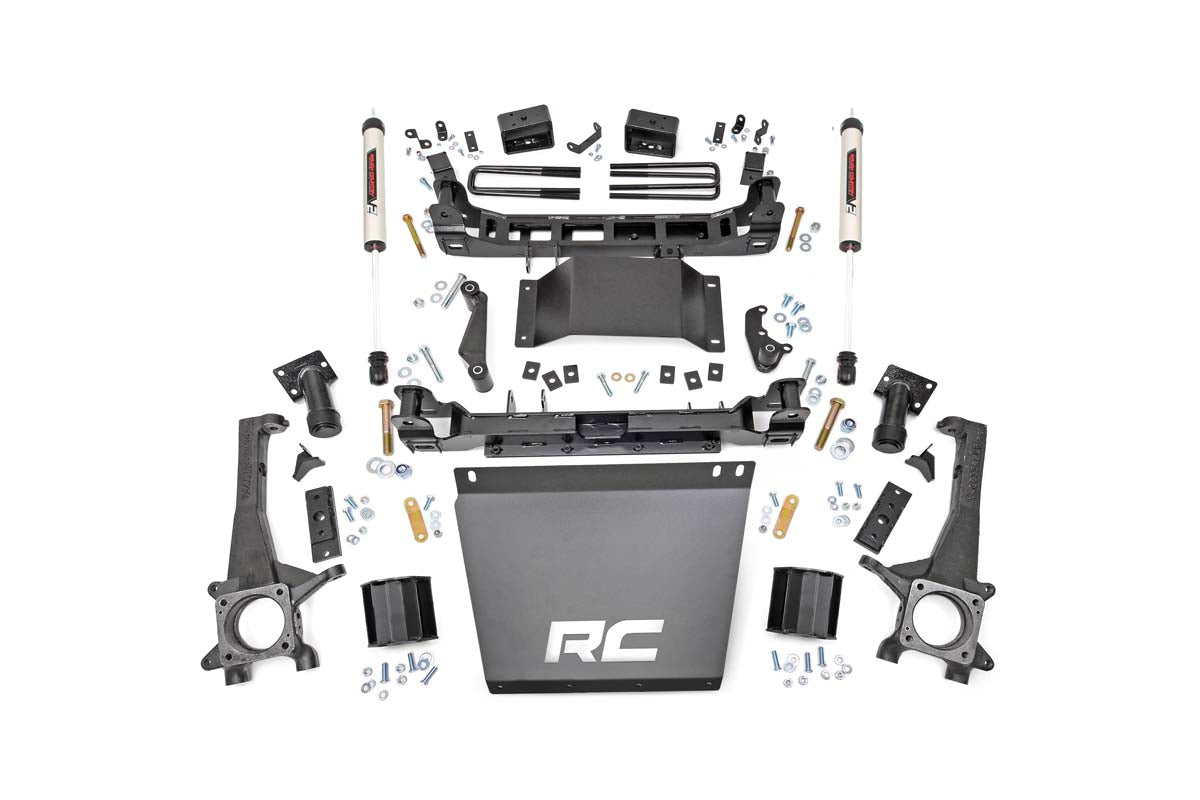 Rough Country 4.0 Inch Toyota Suspension Lift Kit w/ V2 Shocks 16-20 Tacoma 4WD/2WD Rough Country