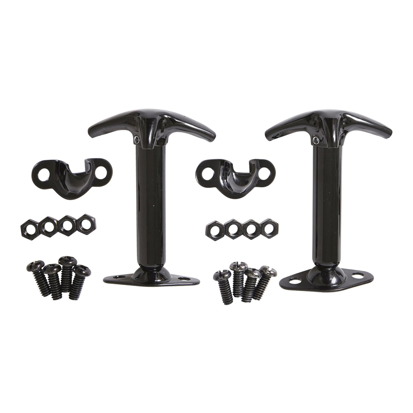 Hood Catch Kit 1987-1995 Jeep Wrangler 41-95 CJ & Wrangler YJ Black Smittybilt