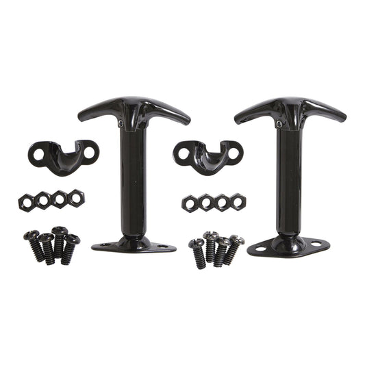 Hood Catch Kit 1987-1995 Jeep Wrangler 41-95 CJ & Wrangler YJ Black Smittybilt