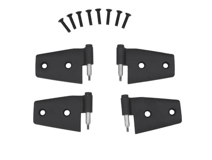 Lower Door Hinge Bracket for Set 1976-1983 Jeep CJ5, 1976-1986 Jeep CJ7, 1997-2006 Jeep Wrangler TJ, 1987-1995 Jeep Wrangler YJ Pair Rampage