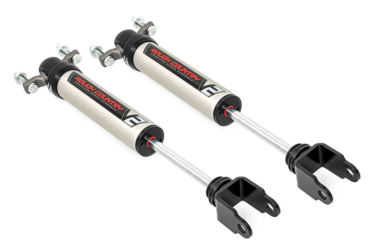 V2 Front Shocks 3.5-4.5 Inch Silverado/Sierra 2500HD/3500HD (11-26) Rough Country