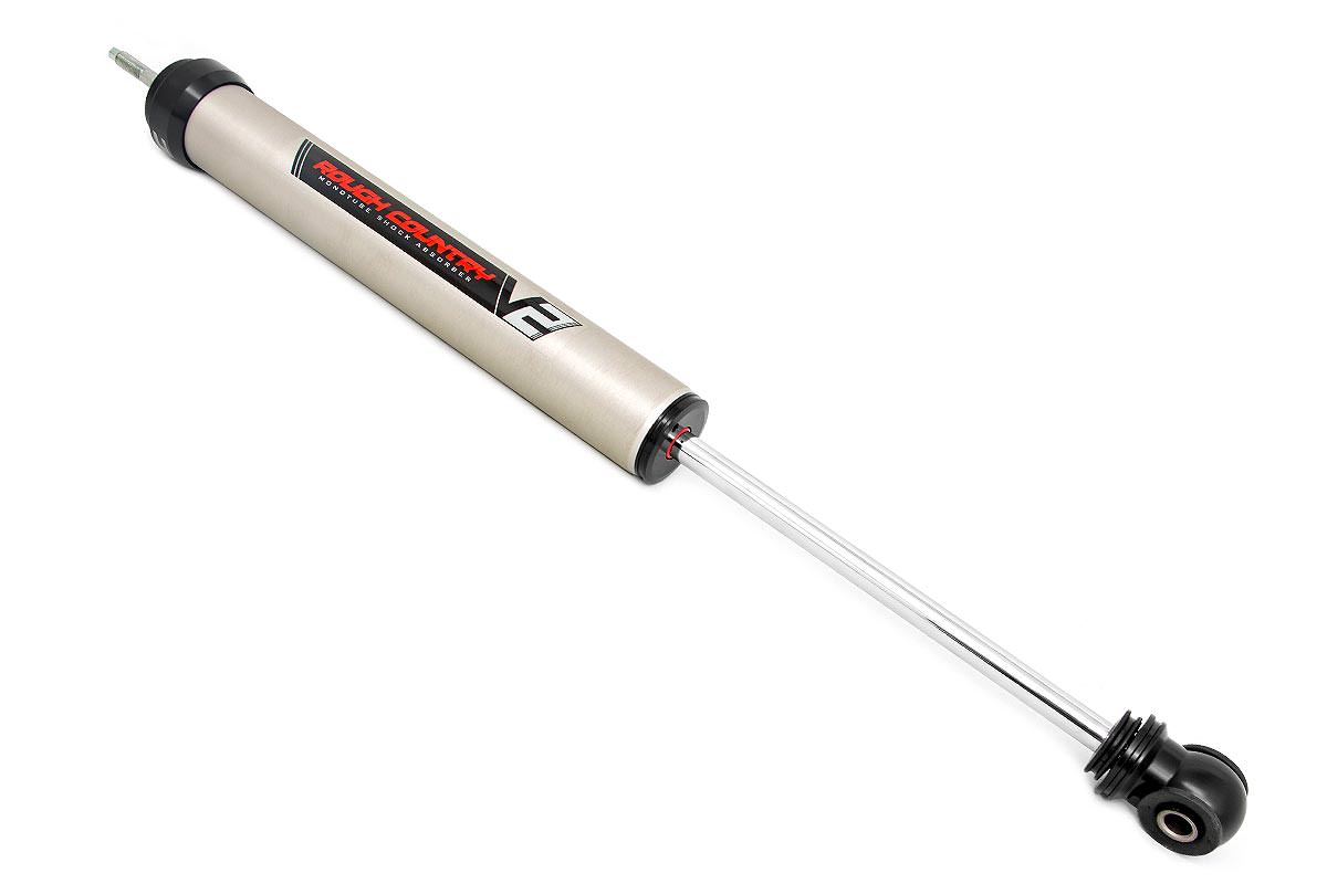 Rough Country Tacoma 4WD 05-20 V2 Rear Monotube Shock Absorbers Pair Rough Country