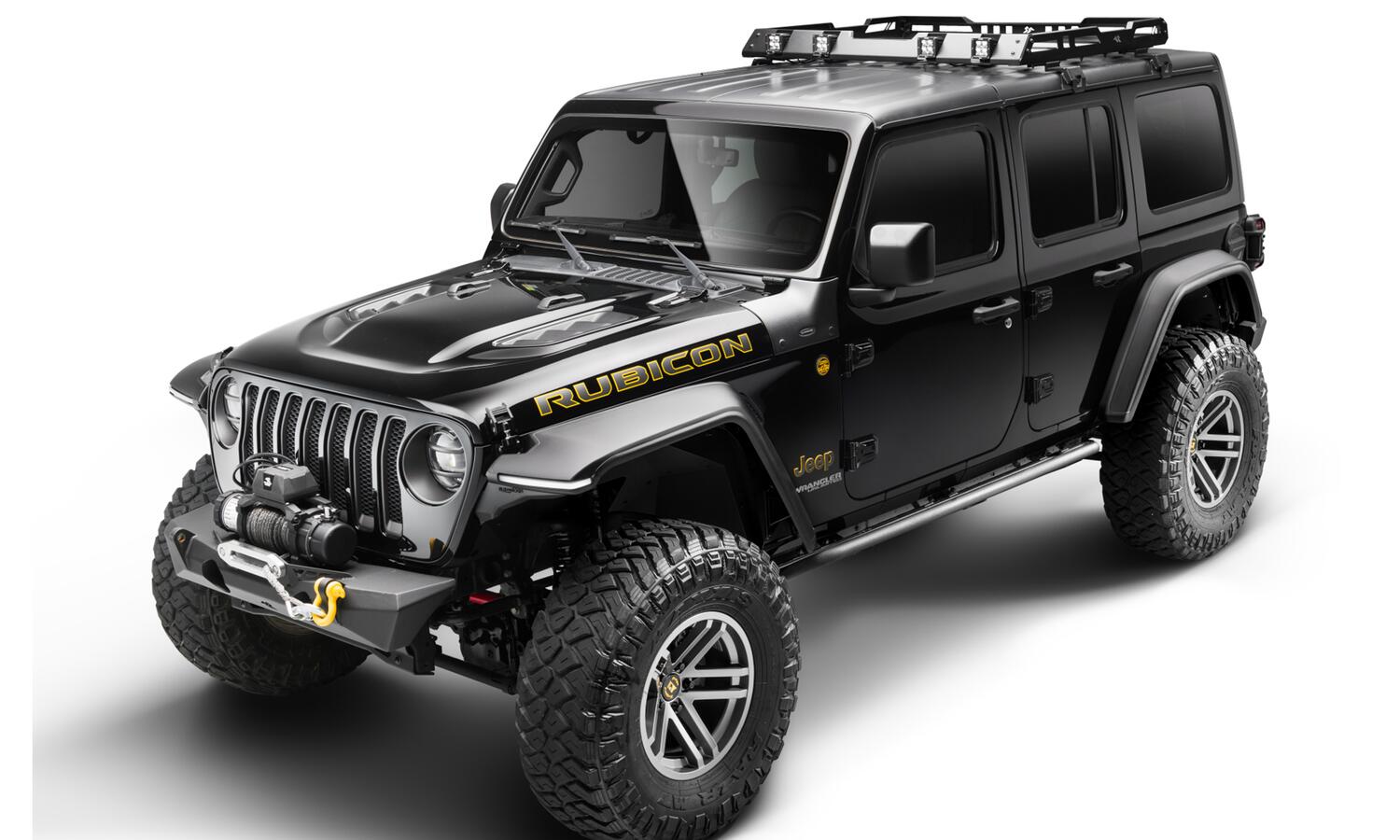 Trail Armor Cowl Guard For 2018-2022 Jeep Wrangler JL, 2-Door And 4-Door Bushwacker-2