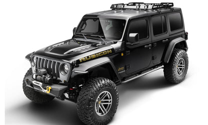 Trail Armor Cowl Guard For 2018-2022 Jeep Wrangler JL, 2-Door And 4-Door Bushwacker-2