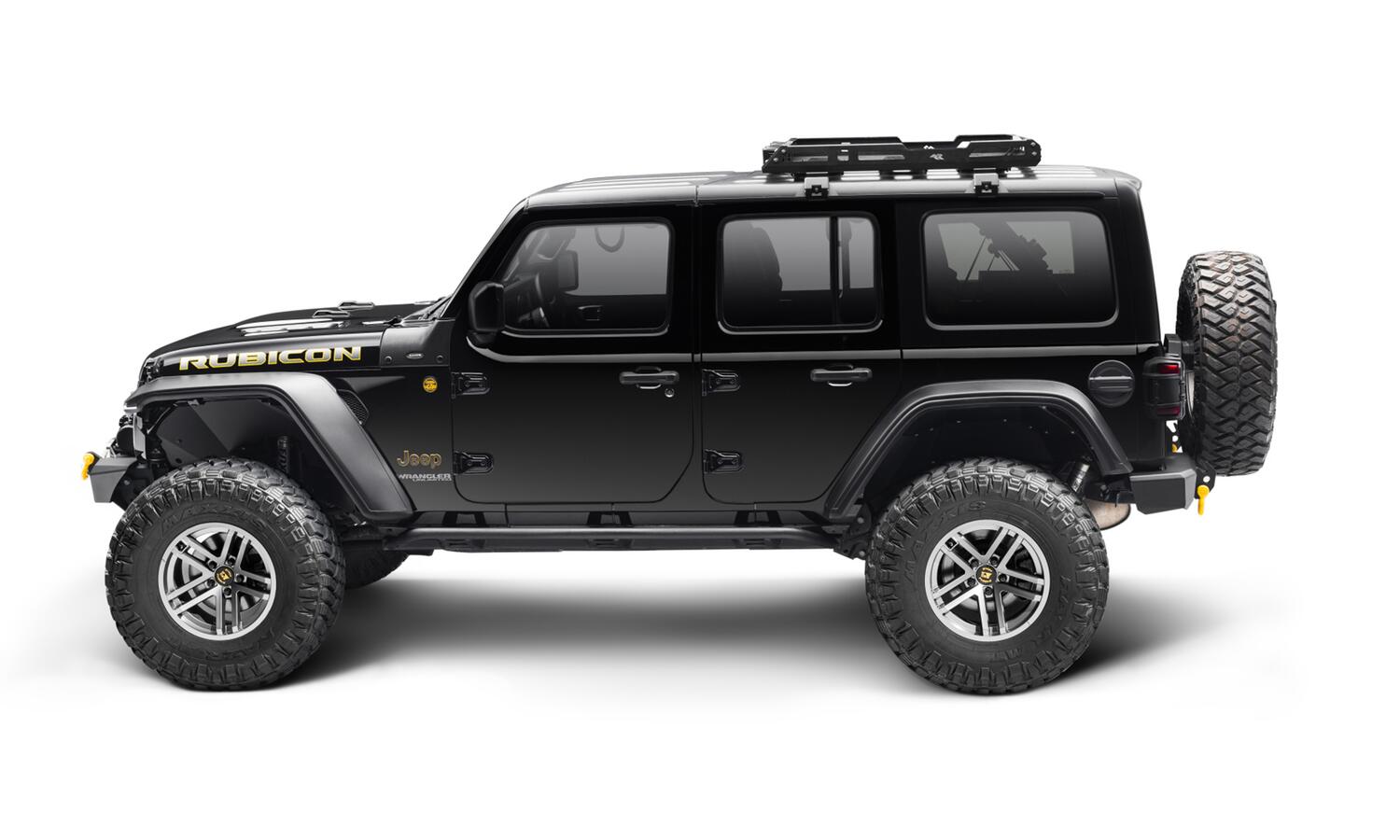 Trail Armor Cowl Guard For 2018-2022 Jeep Wrangler JL, 2-Door And 4-Door Bushwacker-4