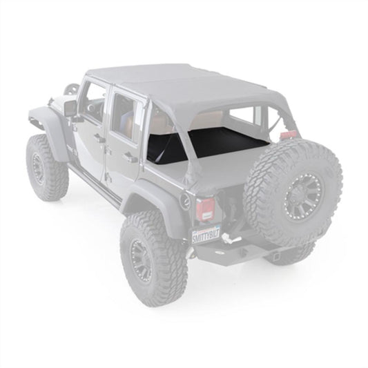 Tonneau Cover Extension Black Diamond 07-18 Wrangler JK 4 Door Smittybilt