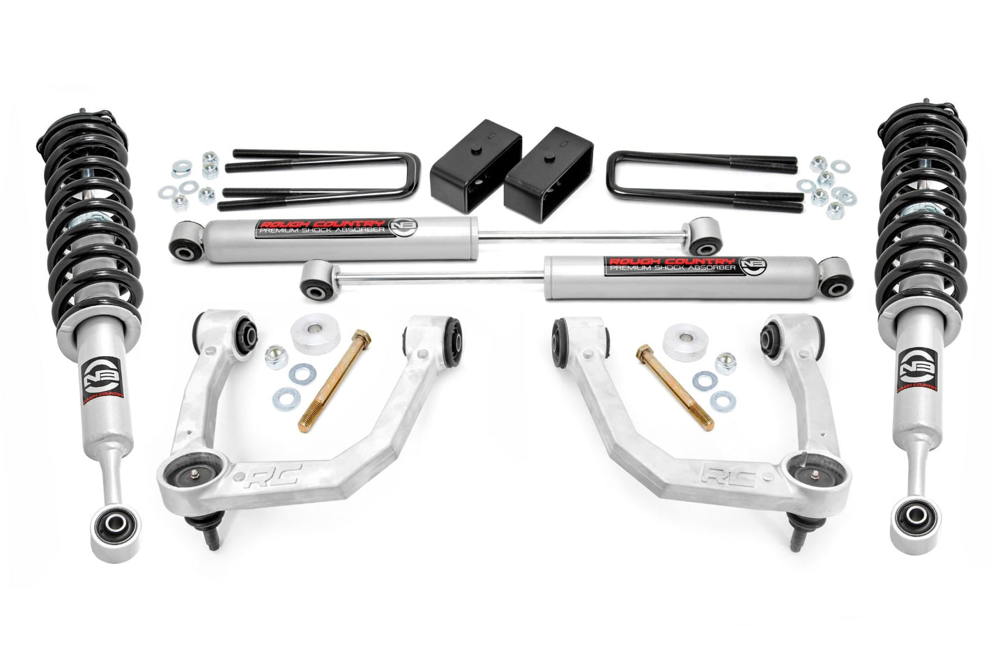 3 Inch Lift Kit N3 Struts Toyota Hilux 4WD (2006-2020) Rough Country
