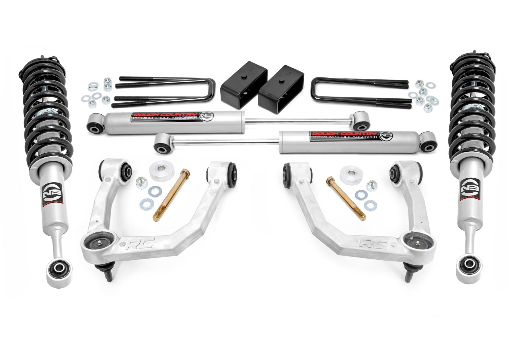 3 Inch Lift Kit N3 Struts Toyota Hilux 4WD (2006-2020) Rough Country