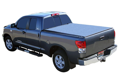 Deuce Tonneau Cover Black 2007-2021 Toyota Tundra 5 Foot 6 Inch Bed without Deck Rail System Truxedo