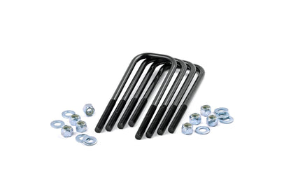 Universal U-Bolt Kit Large Radius 9/16 Inch x 3.125 Inch Rough Country-1