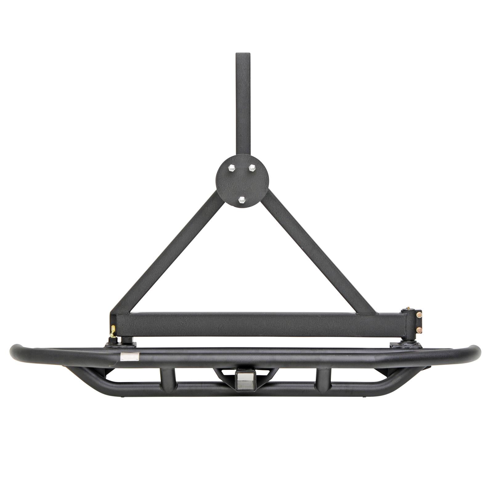 SRC Rear Bumper W/Tire Carrier Black Textured 87-06 Wrangler YJ/TJ/LJ Smittybilt