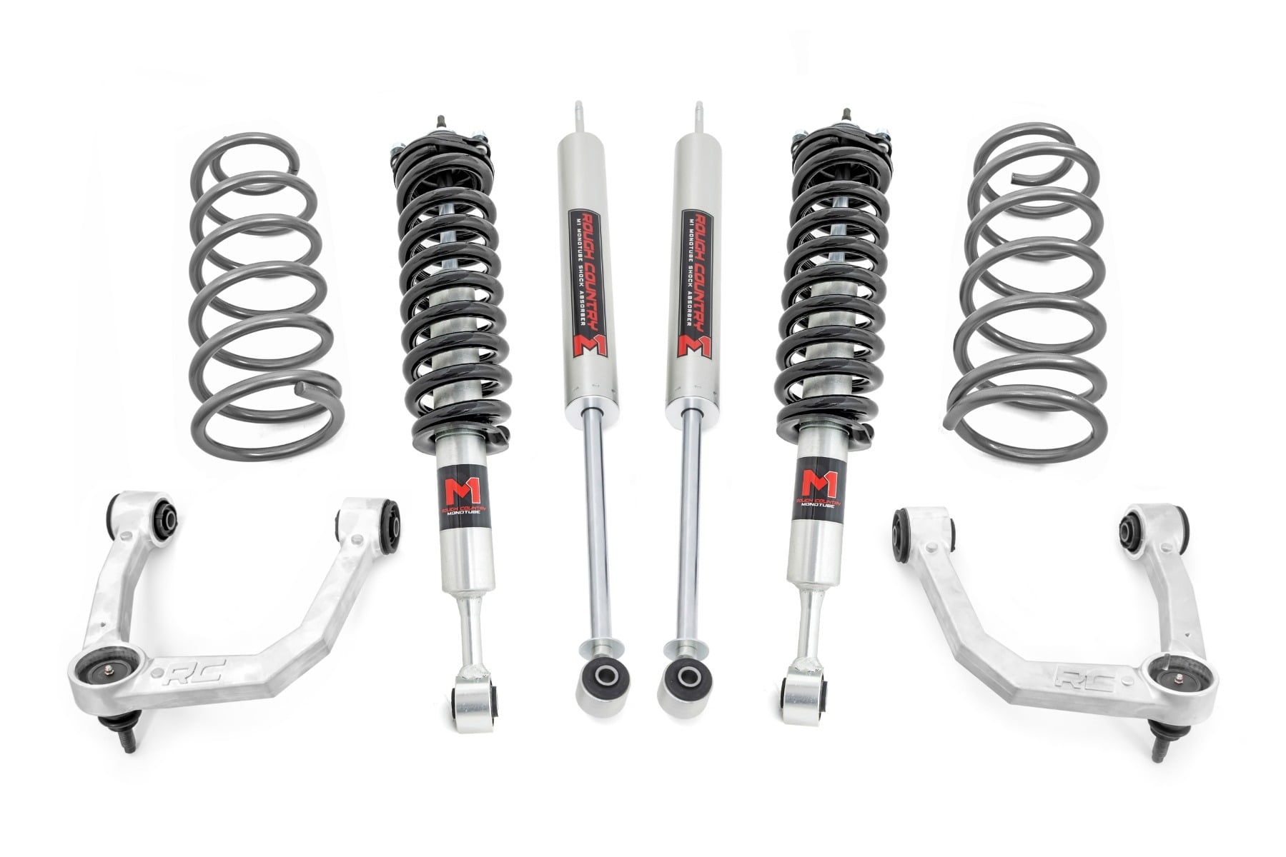 3 Inch Lift Kit Upper Control Arms RR Coils M1 Struts Toyota 4Runner (10-24) Rough Country