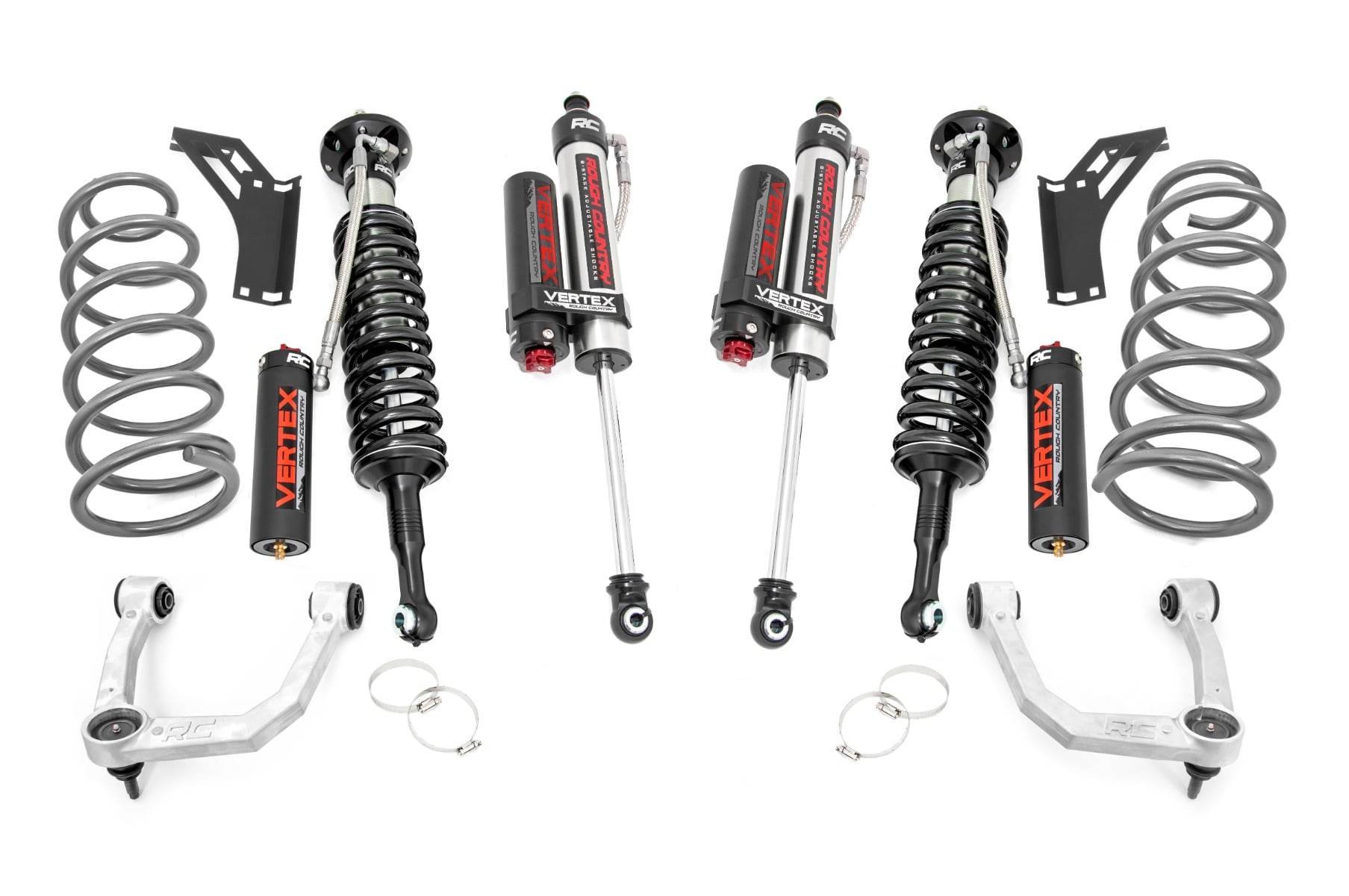 3 Inch Lift Kit Upper Control Arms RR Coils Vertex Toyota 4Runner (10-24) Rough Country
