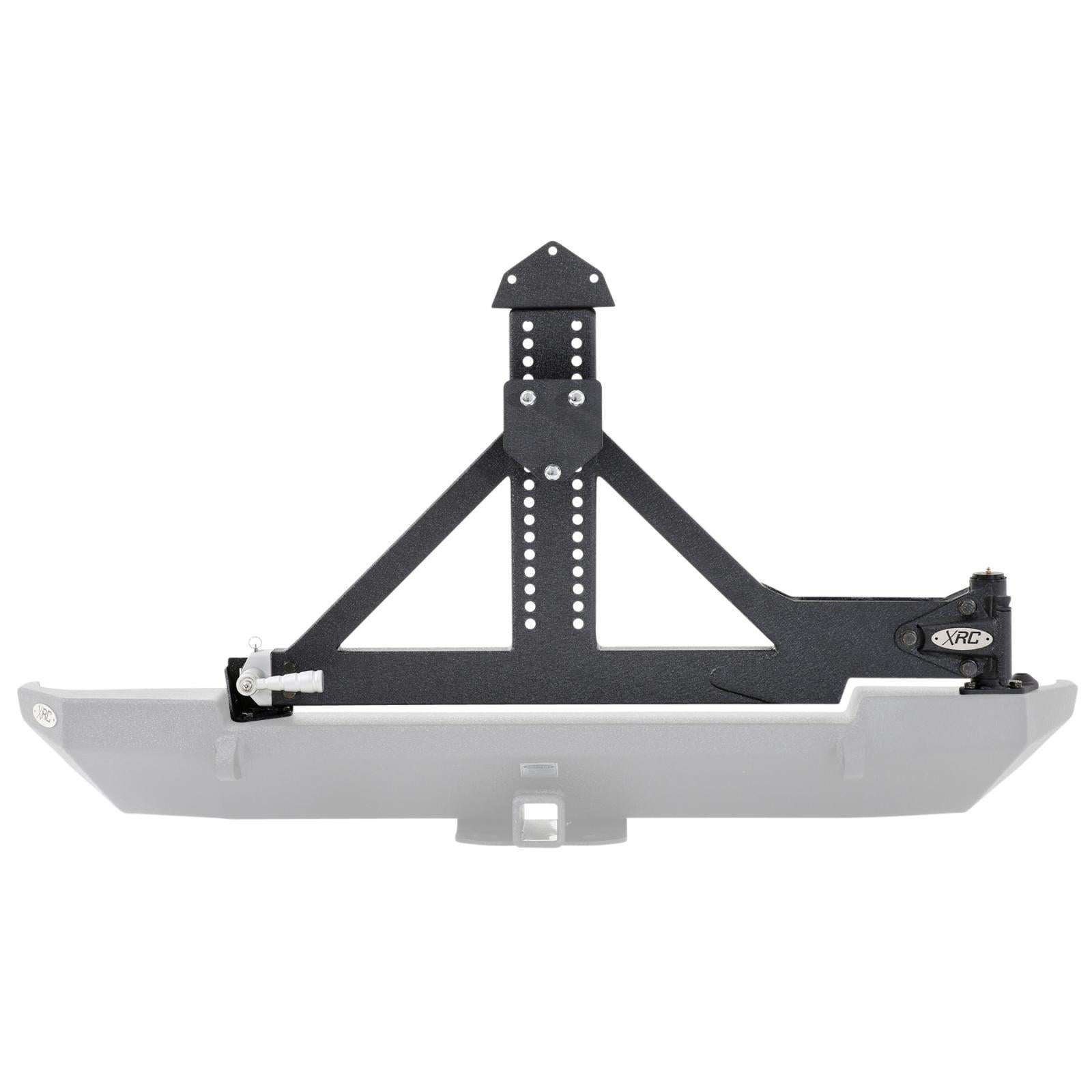 XRC Rear Swing Away Black Textured 87-06 Wrangler YJ/TJ/LJ Smittybilt