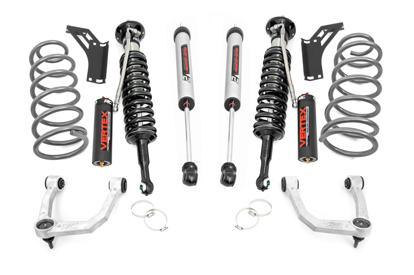 3 Inch Lift Kit Upper Control Arms RR Coils Vertex/V2 Struts Toyota 4Runner (10-24) Rough Country