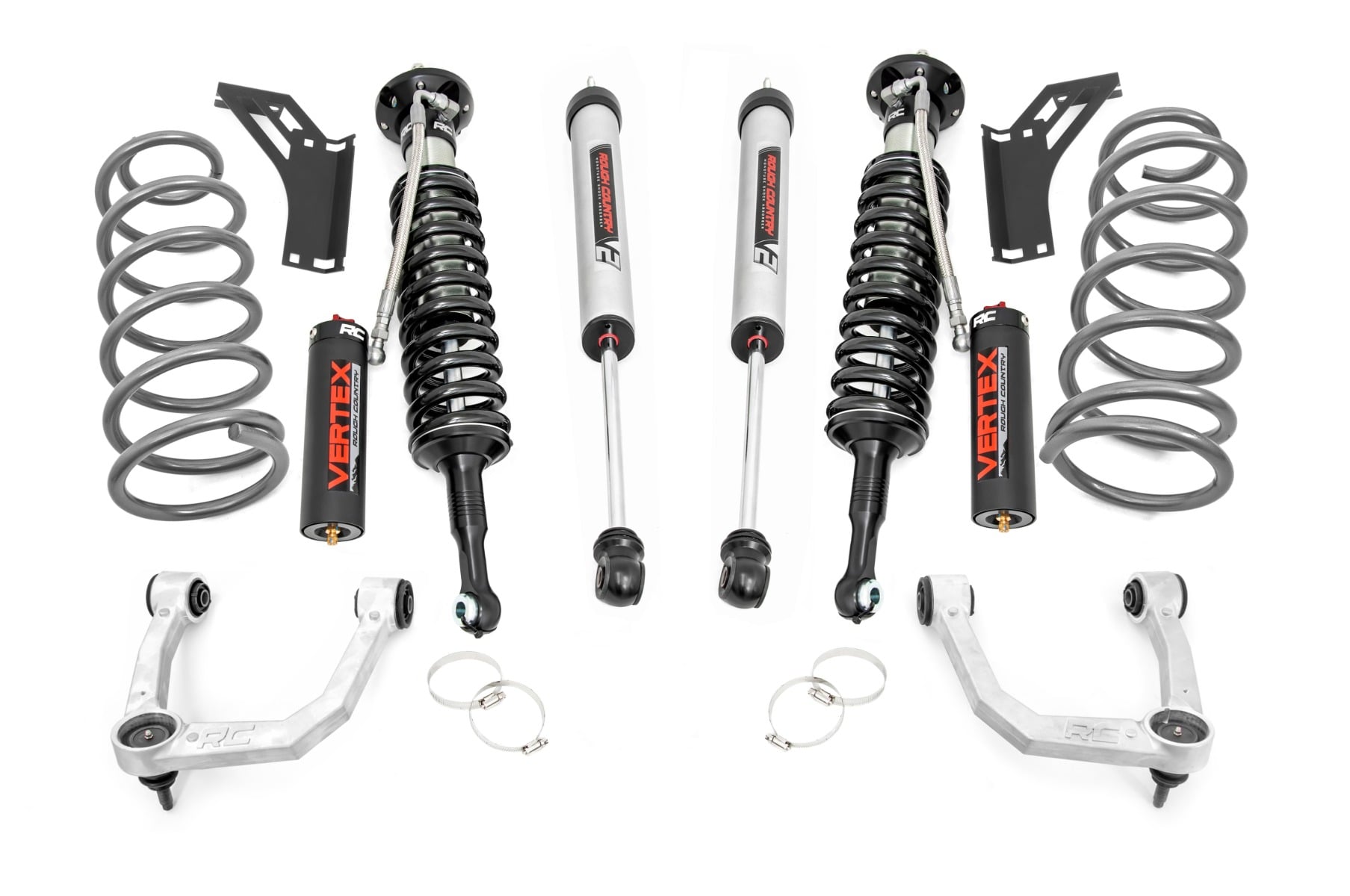 3 Inch Lift Kit Upper Control Arms RR Coils Vertex/V2 Struts Toyota 4Runner (10-24) Rough Country