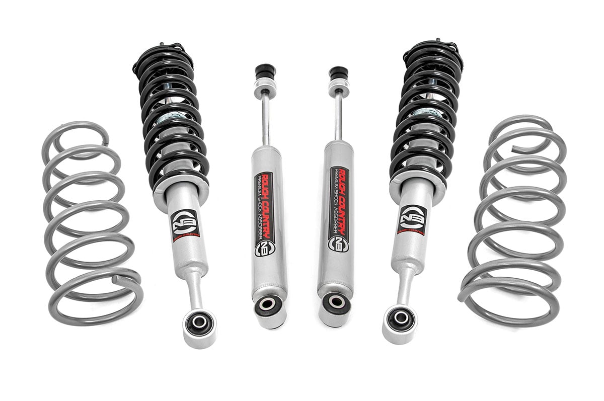 2 Inch Lift Kit RR Coils N3 Struts Toyota 4Runner 4WD (2010-2024) Rough Country