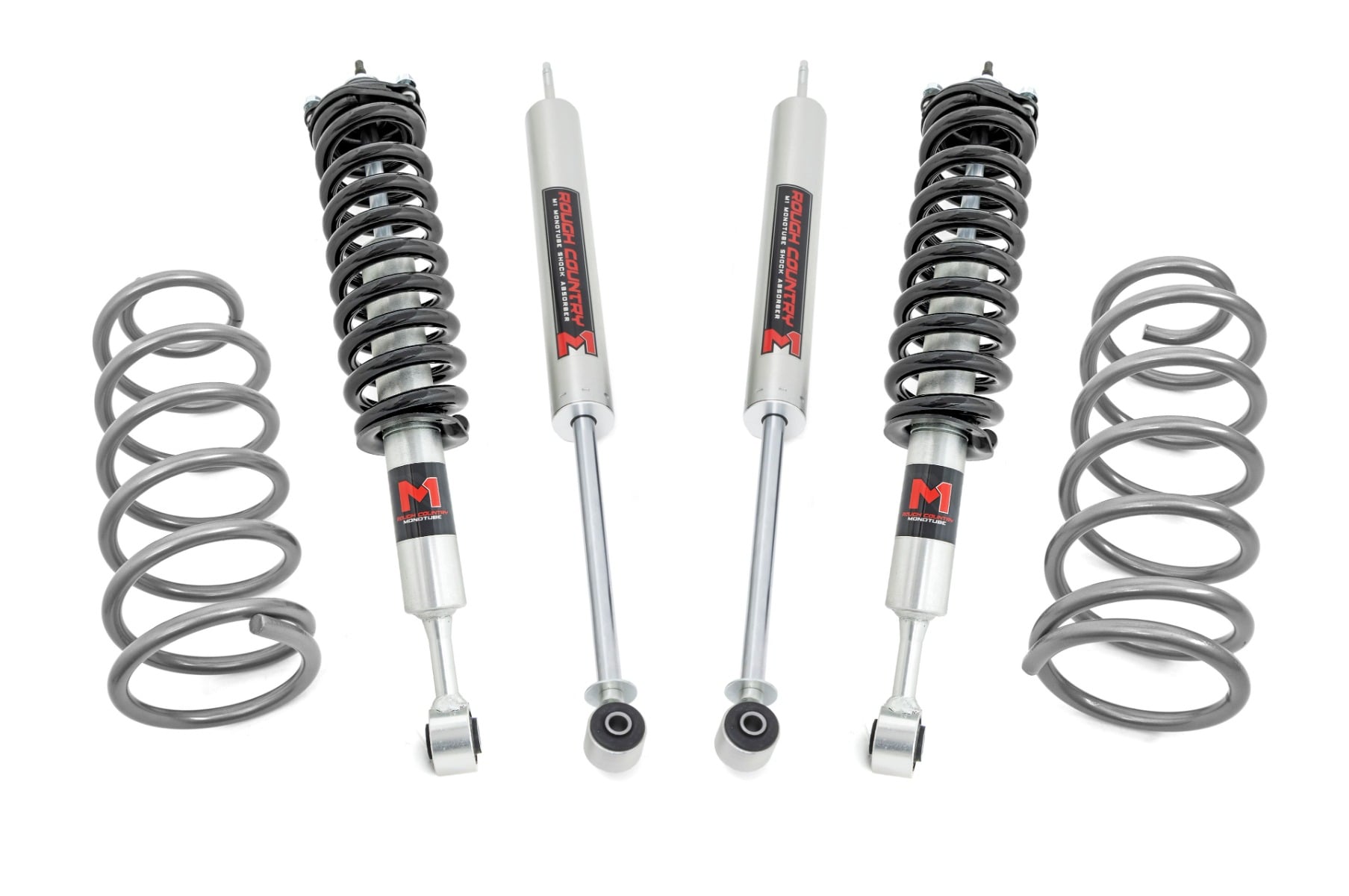 2 Inch Lift Kit RR Coils M1 Struts Toyota 4Runner 4WD (2010-2024) Rough Country