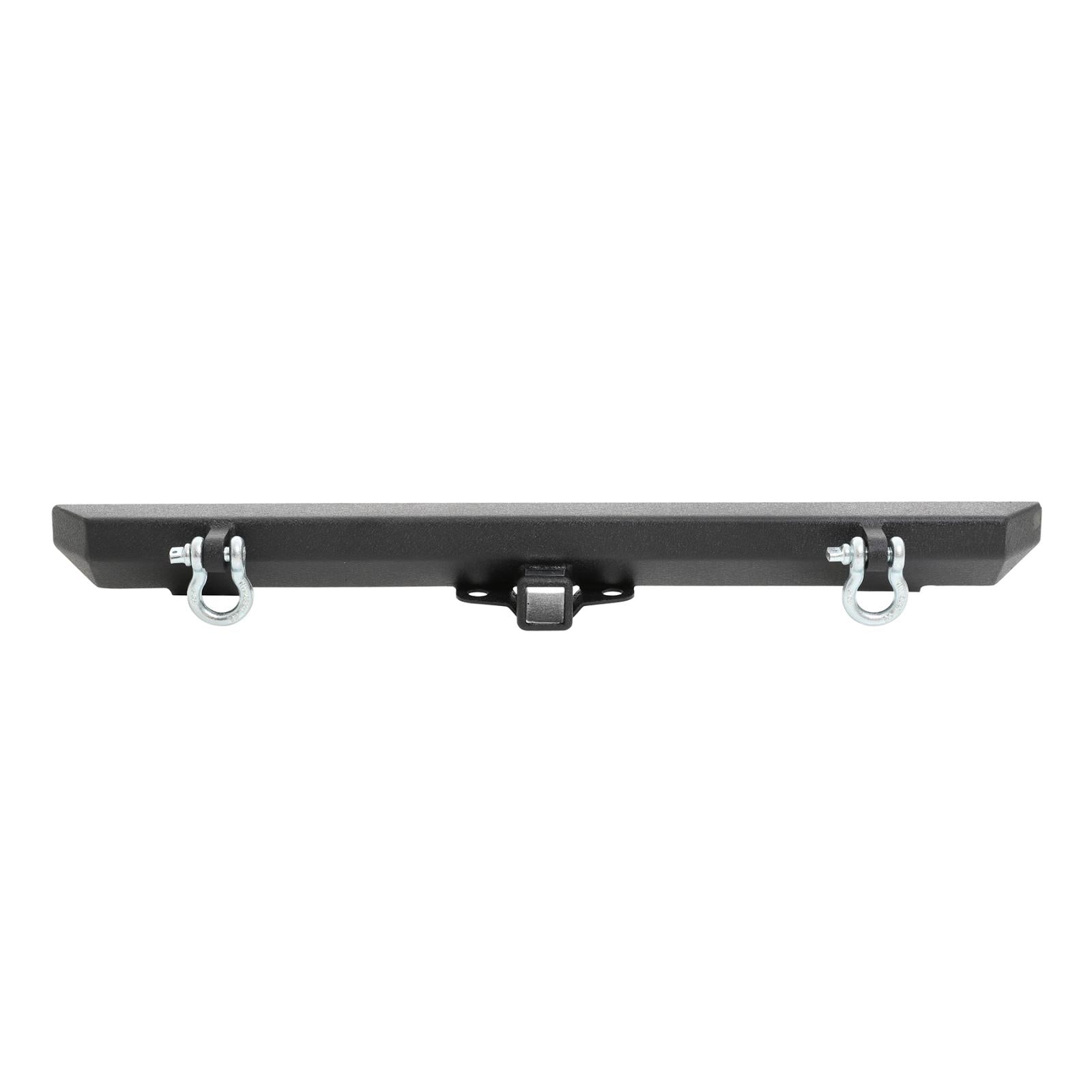 SRC Classic Rear Bumper W/ D Rings Black Textured 1976-1983 Jeep CJ5 76-06 Wrangler CJ/YJ/TJ/LJ Smittybilt