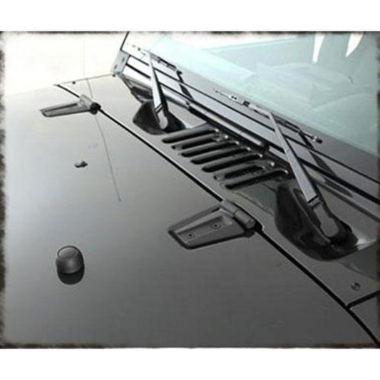 Complete Hood Kit 07-18 Wrangler JK Black Smittybilt