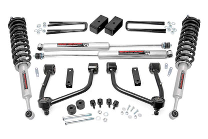 3.5 Inch Toyota Bolt-On Lift Kit 07-20 Tundra 2WD/4WD Rough Country-3