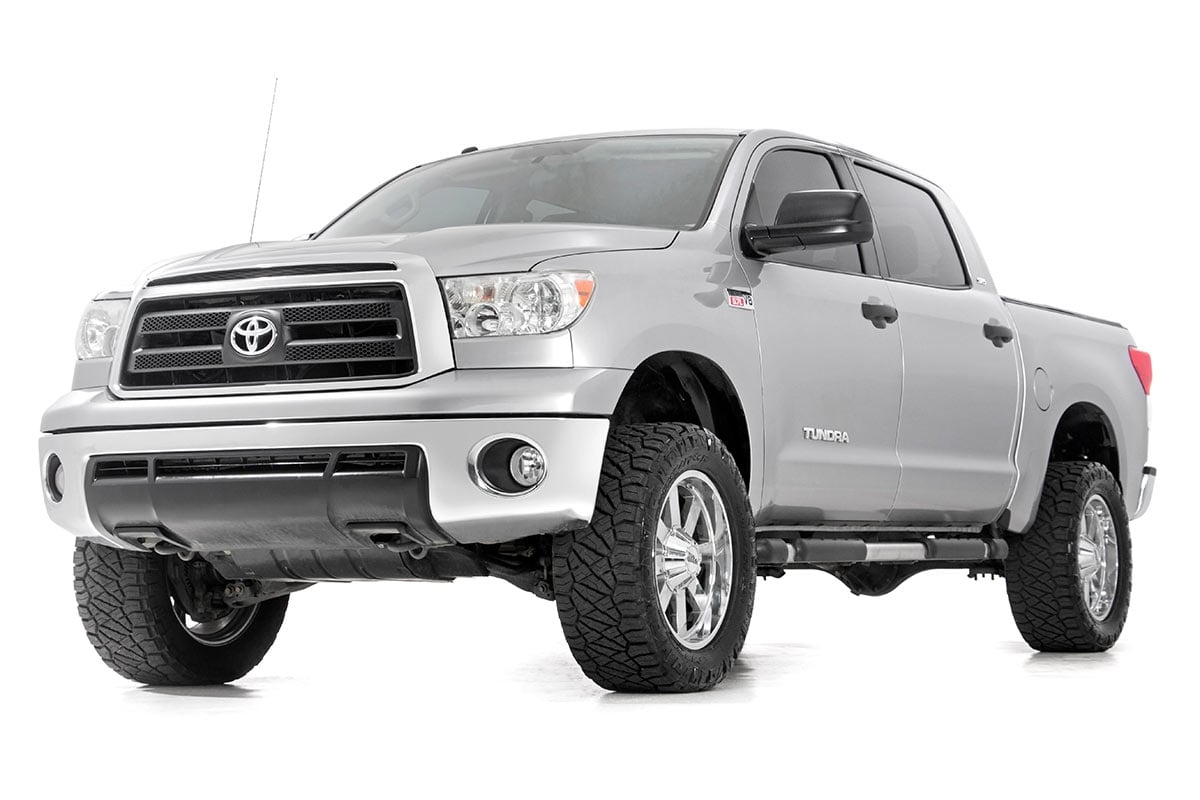 3.5 Inch Lift Kit Vertex Red Toyota Tundra 4WD (2007-2021) Rough Country-1
