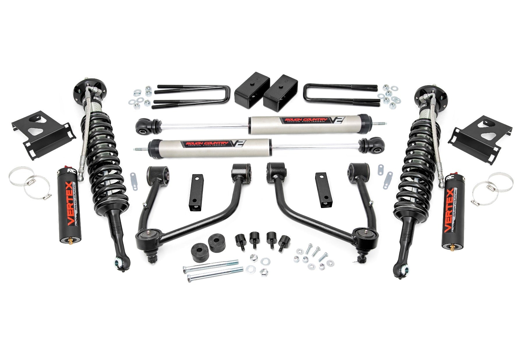 Rough Country 3.5 Inch Lift Kit Vertex/V2 07-21 Toyota Tundra 4WD Rough Country