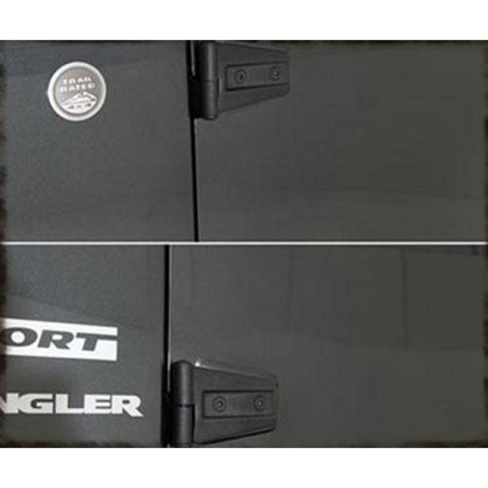 Door Hinges Set of 4 Black 07-18 Wrangler JK Smittybilt