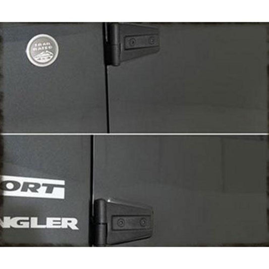 Door Hinges Set of 4 Black 07-18 Wrangler JK Smittybilt