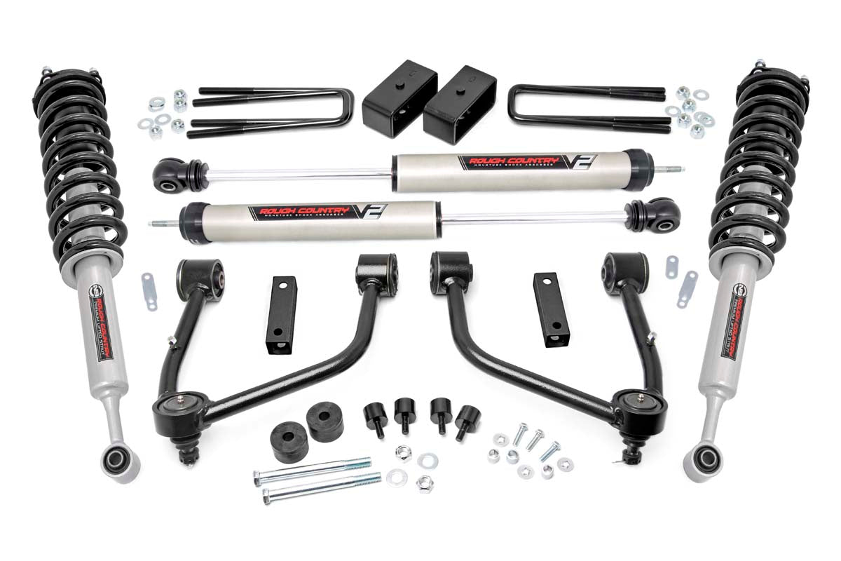 3.5 Inch Toyota Bolt-On Lift Kit 07-20 Tundra 2WD/4WD Rough Country-7