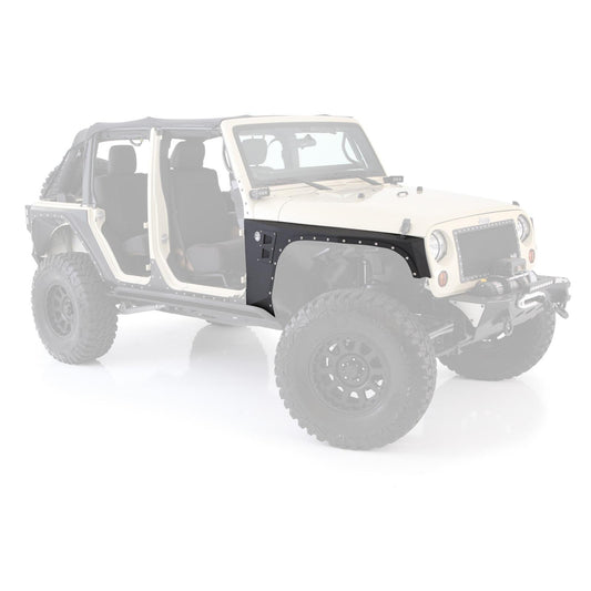 XRC Front Fenders Black Textured 07-18 Wrangler JK 2/4 Door Smittybilt