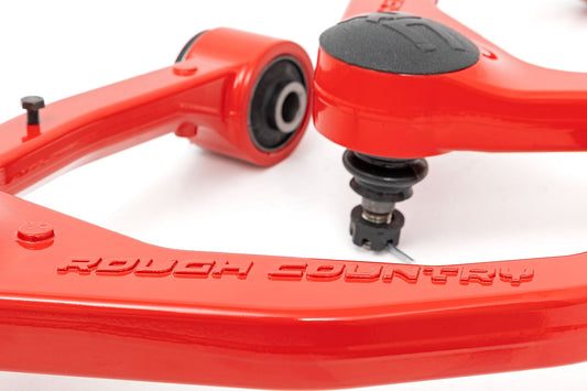 Red Forged Upper Control Arms OE Upgrade Toyota Tundra 2WD/4WD (07-21) Rough Country-1
