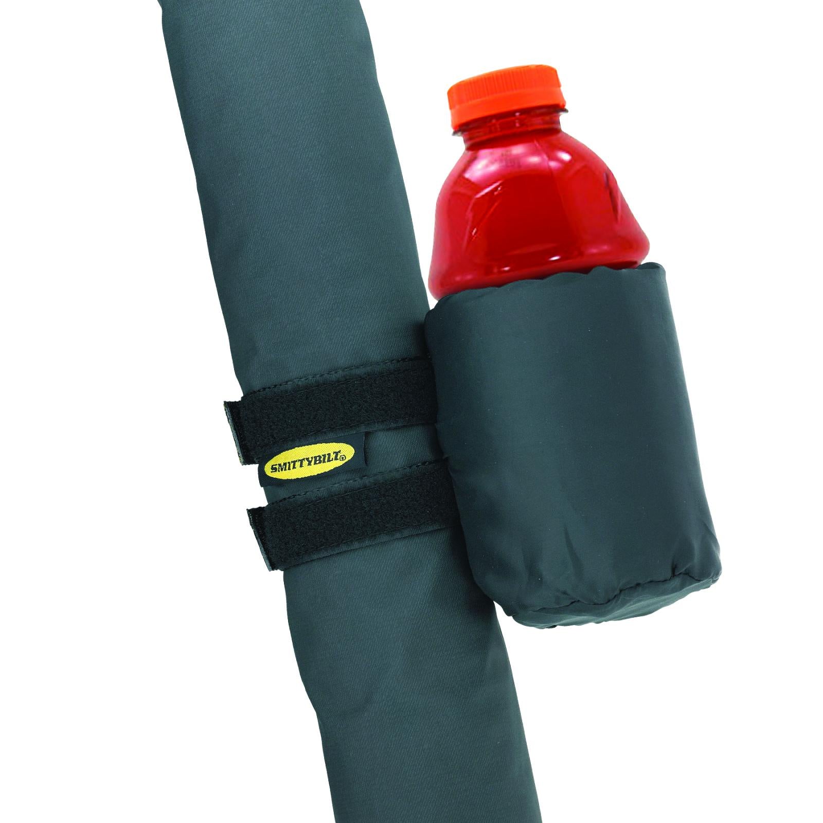 Roll Bar Mount Drink Holder Black Smittybilt