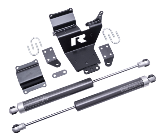 10 Lug Dual Steering Stabilizer Kit 2005-2026 Ford F-450/F-550 Super Duty 4WD Diesel ReadyLIFT-1