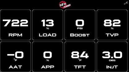 Agd 5-1/2 Inch Digital Gauge Display Monitor Dodge/Ram/Ford/GM Diesel Trucks 08-23 L6-6.7L (td)/V8-6.4L/6.6L/6.7L (td) aFe Power-1