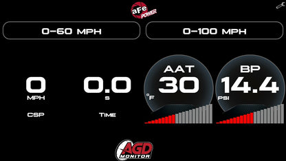 Agd 5-1/2 Inch Digital Gauge Display Monitor Dodge/Ram/Ford/GM Diesel Trucks 08-23 L6-6.7L (td)/V8-6.4L/6.6L/6.7L (td) aFe Power-2