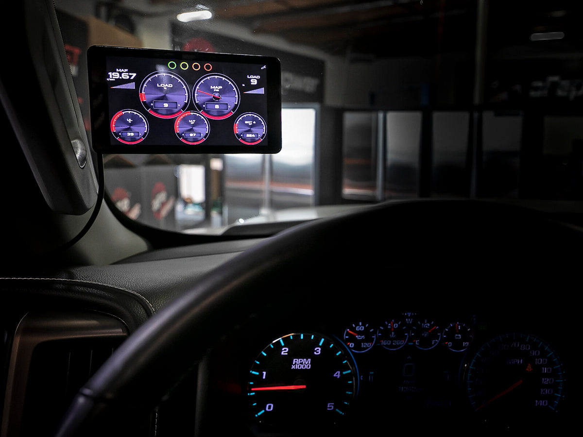 Agd 5-1/2 Inch Digital Gauge Display Monitor Dodge/Ram/Ford/GM Diesel Trucks 08-23 L6-6.7L (td)/V8-6.4L/6.6L/6.7L (td) aFe Power-12