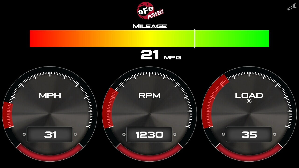 Agd 5-1/2 Inch Digital Gauge Display Monitor Dodge/Ram/Ford/GM Diesel Trucks 08-23 L6-6.7L (td)/V8-6.4L/6.6L/6.7L (td) aFe Power-3