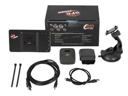 Agd 5-1/2 Inch Digital Gauge Display Monitor Dodge/Ram/Ford/GM Diesel Trucks 08-23 L6-6.7L (td)/V8-6.4L/6.6L/6.7L (td) aFe Power-6