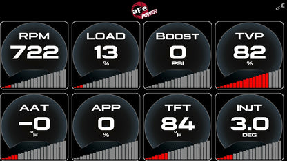 Agd 5-1/2 Inch Digital Gauge Display Monitor Dodge/Ram/Ford/GM Diesel Trucks 08-23 L6-6.7L (td)/V8-6.4L/6.6L/6.7L (td) aFe Power-10