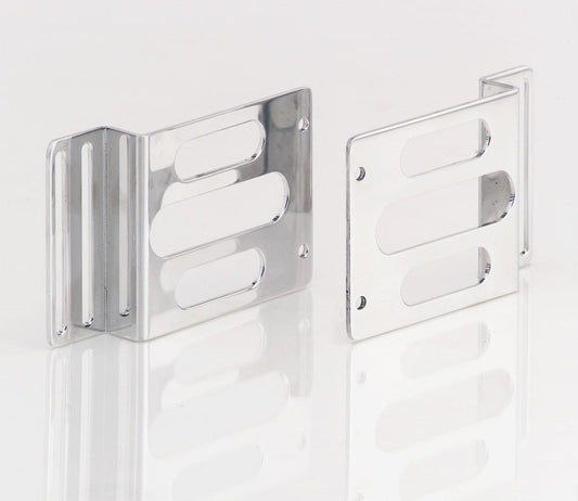 Universal AC Condenser Brackets Polished Finish Aluminum Radiator Be Cool