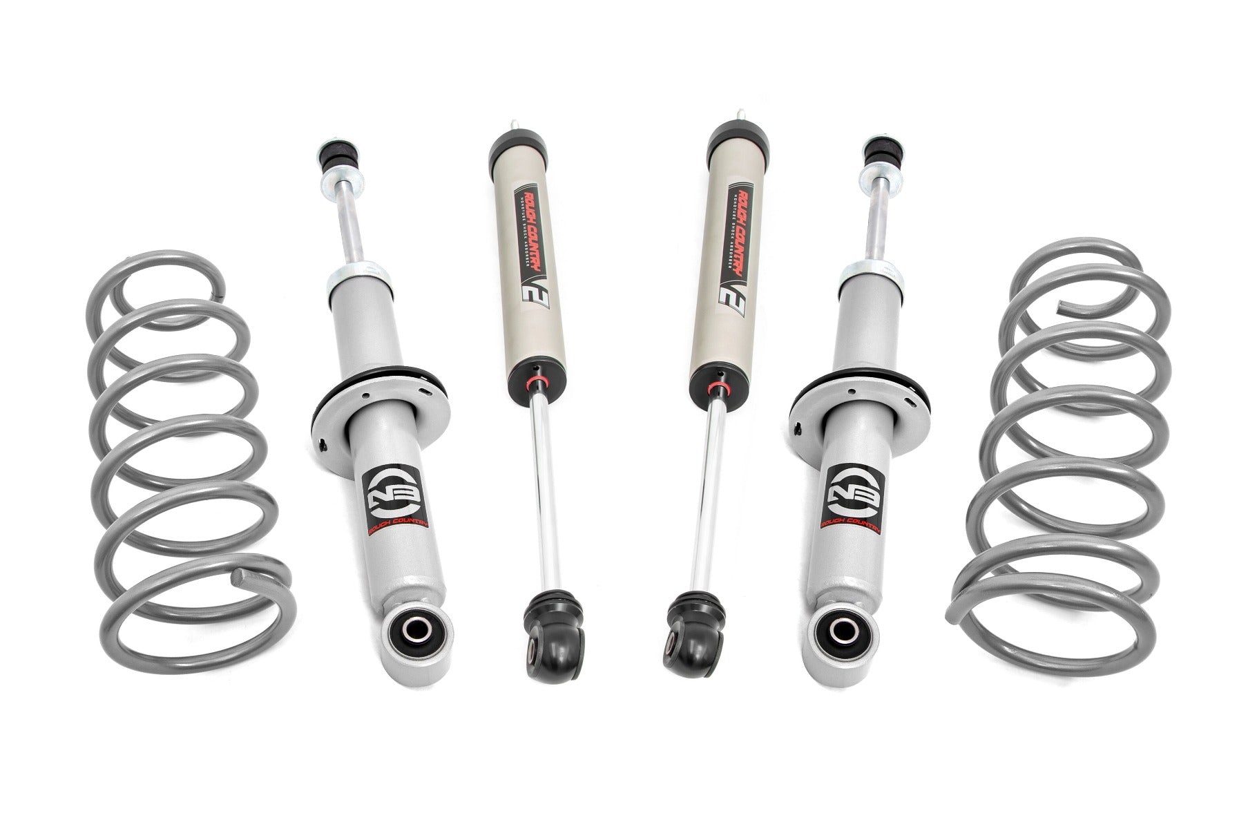 Rough Country Toyota 4Runner 3 Inch Suspension Lift Kit Lifted Struts w/V2 Shocks For 96-02 Toyota 4Runner Rough Country